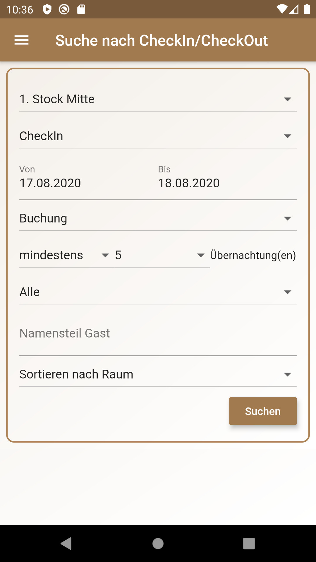 Check-In Check-Out