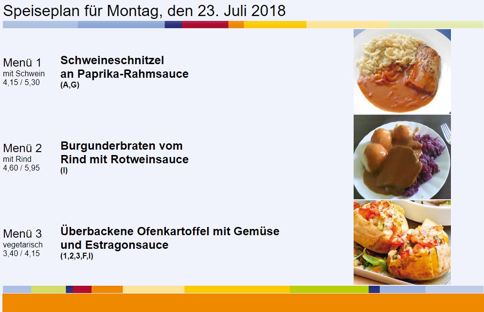 Speiseplan